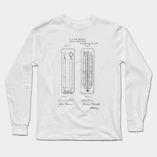 Electric Current Meter Vintage Patent Hand Drawing Long Sleeve T-Shirt